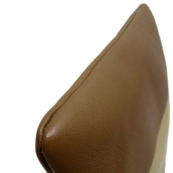CELINE Clutch bag Cream x Brown leather - Picture 9 of 10